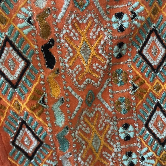 Flirty summer orange strappy top - Picture 3 of 5